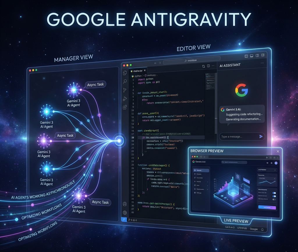 Google Antigravity IDE: AI-Powered Agent-First Development Platform